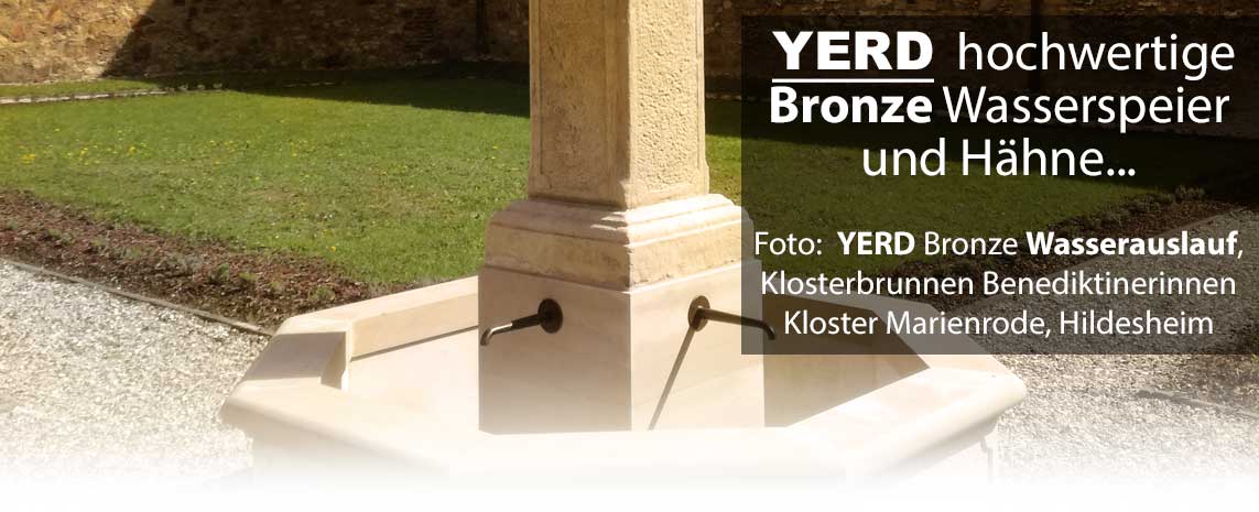 YERD Bronze Wasserspeier und Wasserausläufe / Hähne