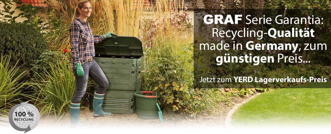 GRAF Thermokomposter aus 100% recyceltem Material